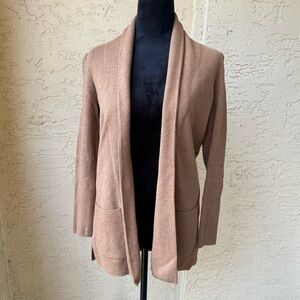 J.Crew Brown Chelsea Sweater Blazer Open Front